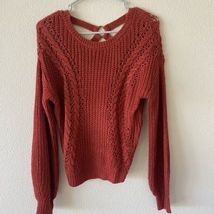 Red Long Sleeve Sweater